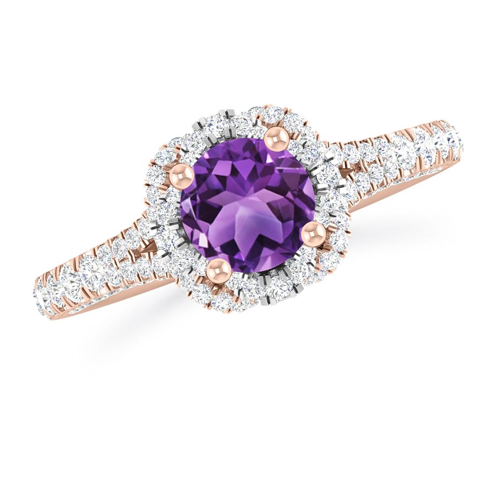 Rose Gold - Amethyst