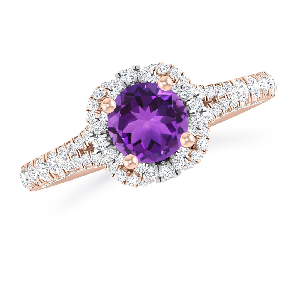 Rose Gold - Amethyst