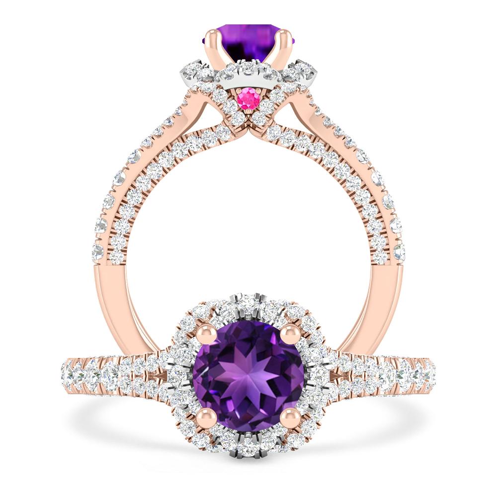 Rose Gold - Amethyst