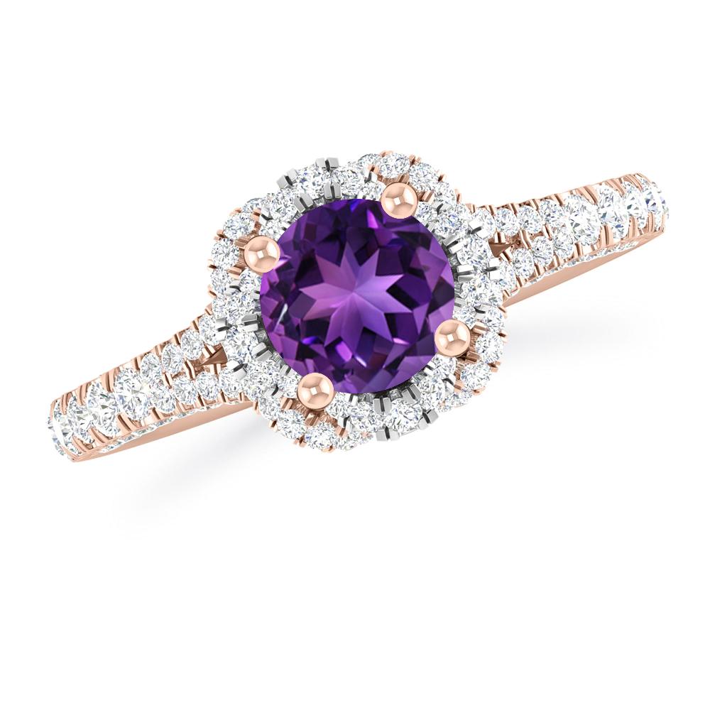 Rose Gold - Amethyst