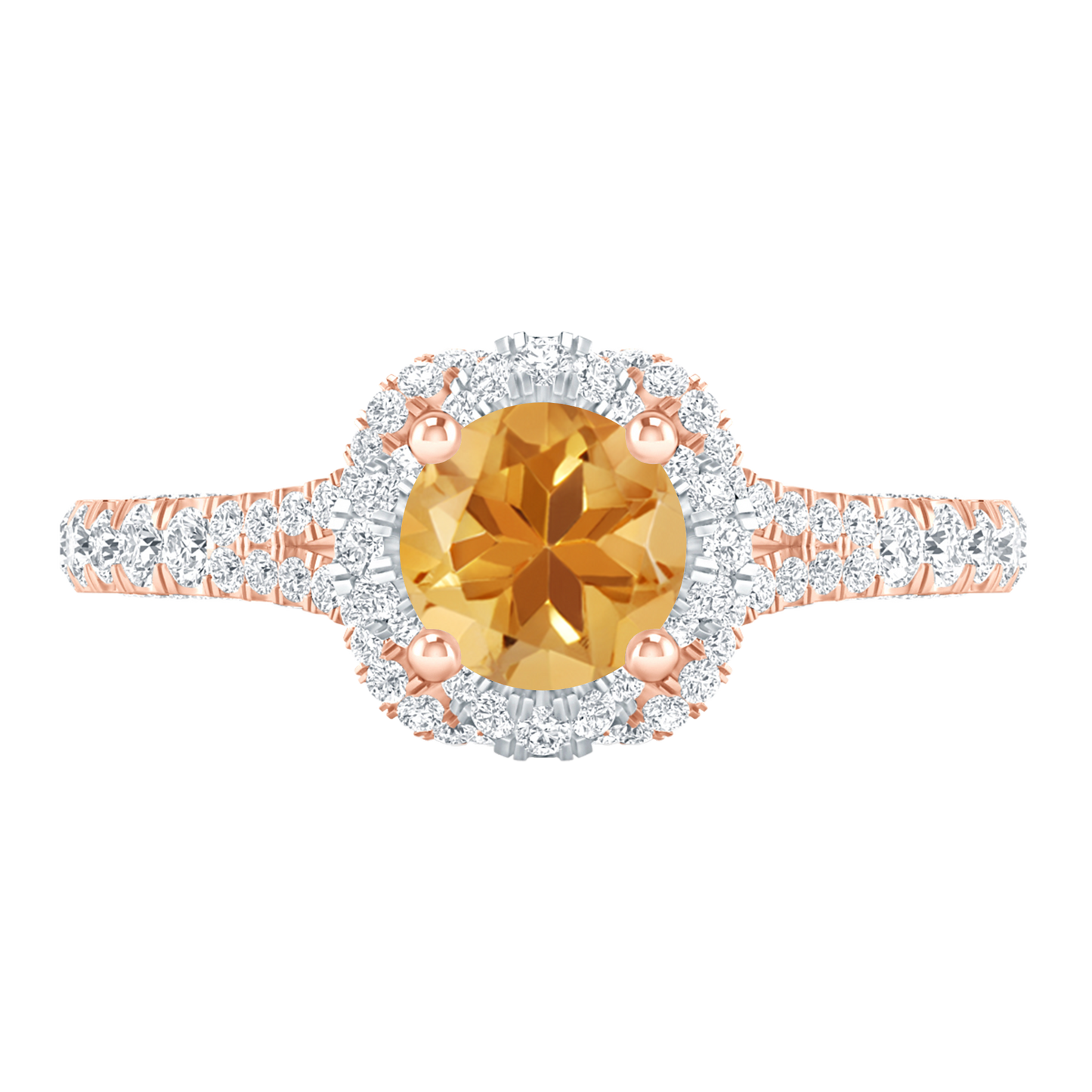 Rose Gold - Citrine