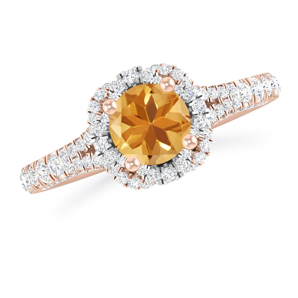 Rose Gold - Citrine