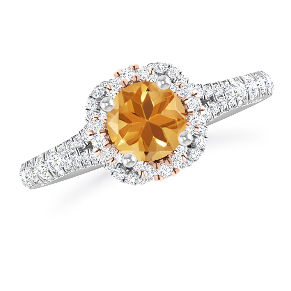 White Gold - Citrine