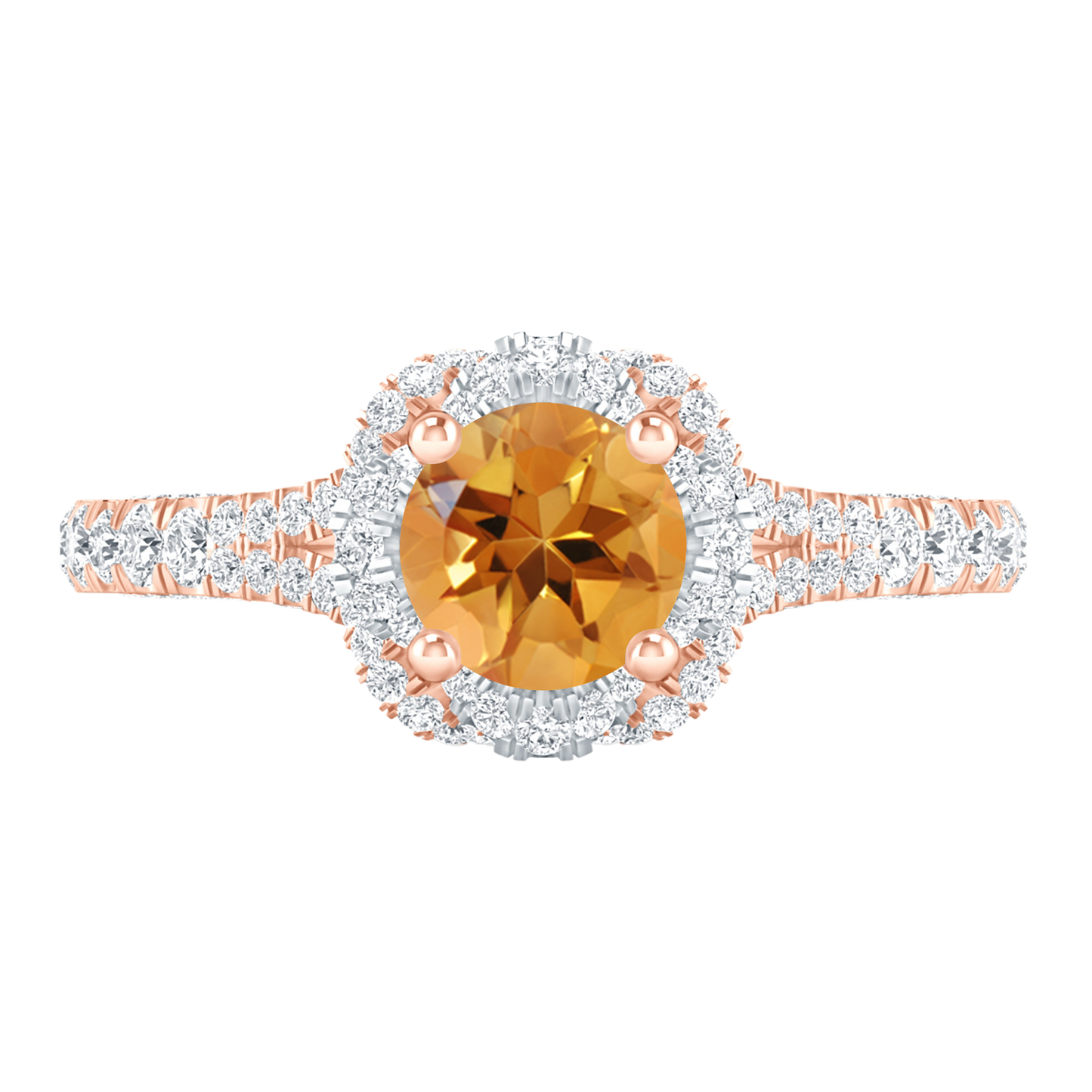 Rose Gold - Citrine