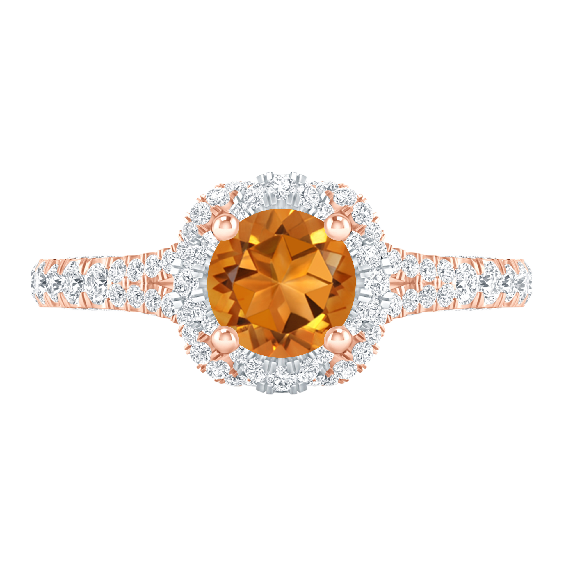 Rose Gold - Citrine