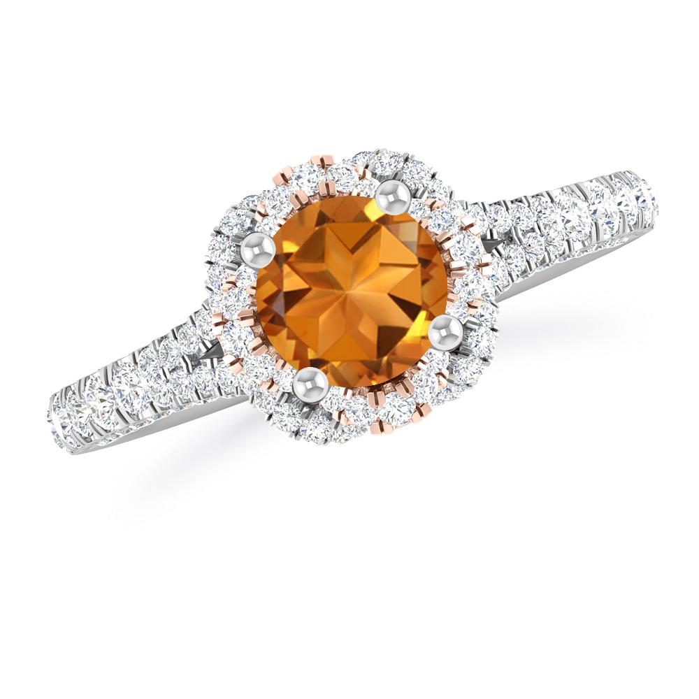 White Gold - Citrine