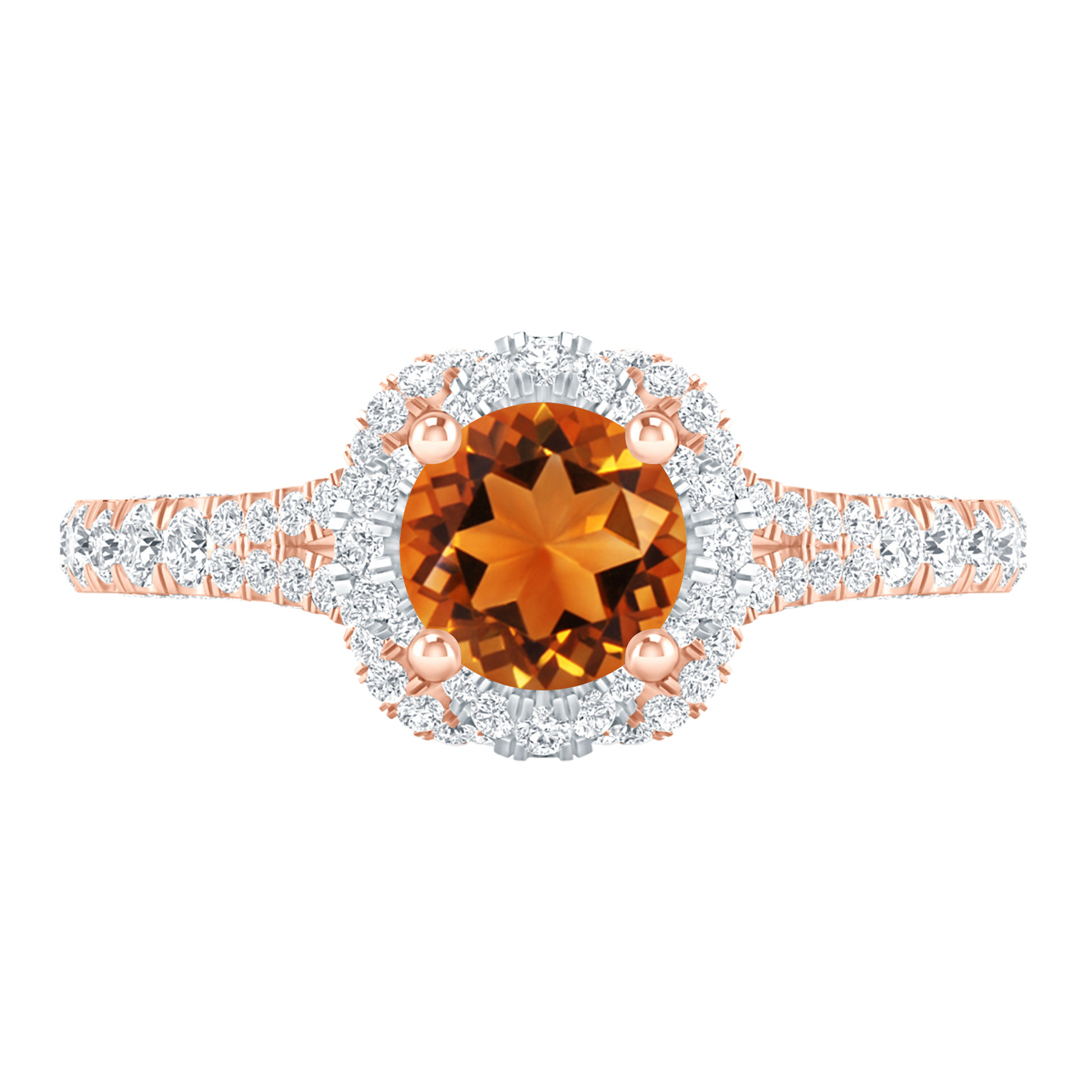 Rose Gold - Citrine