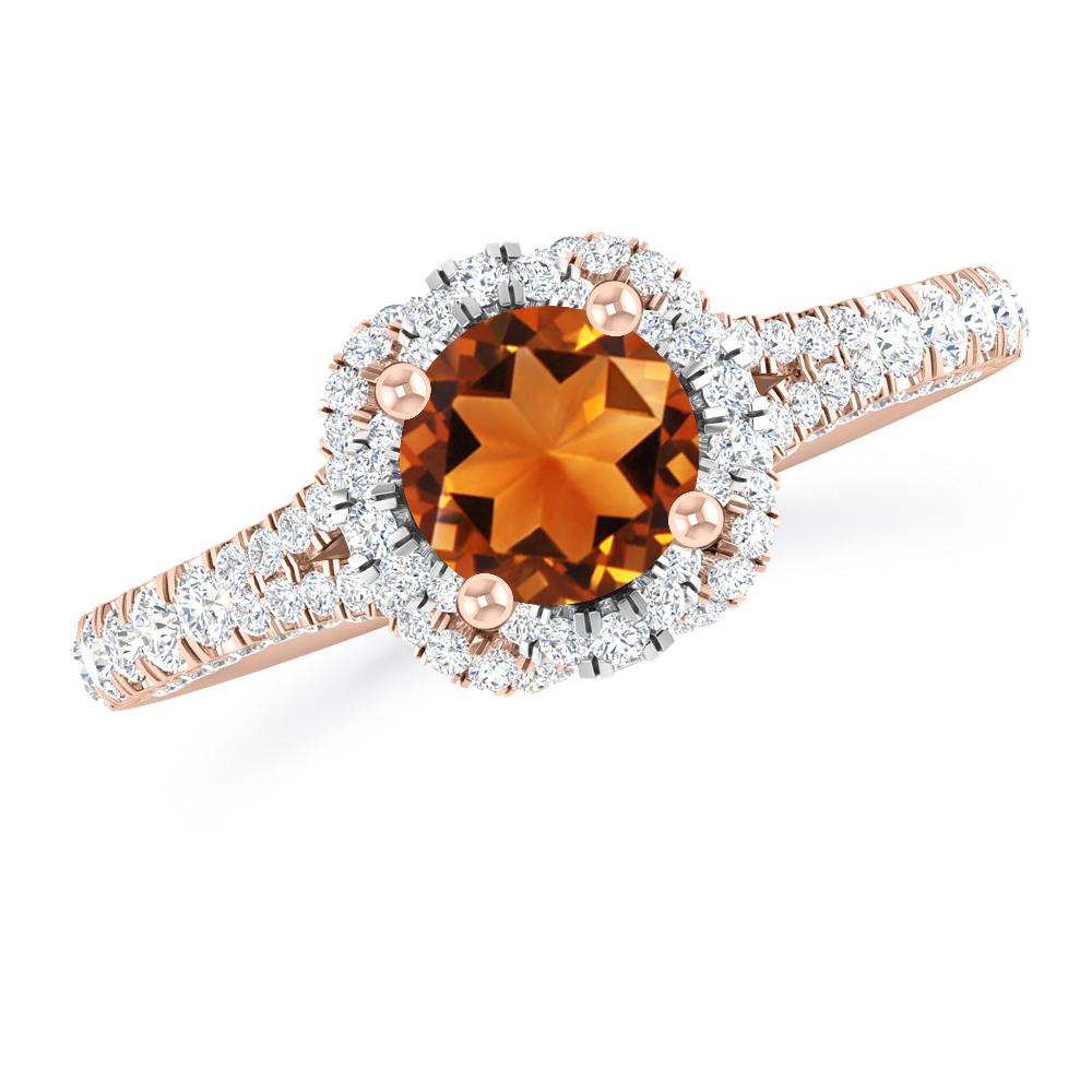 Rose Gold - Citrine