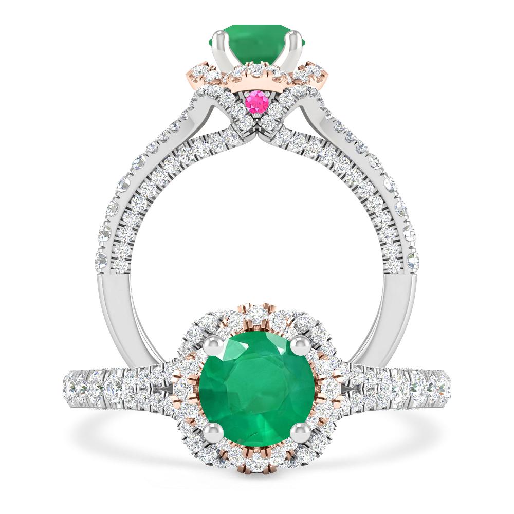 White Gold - Emerald