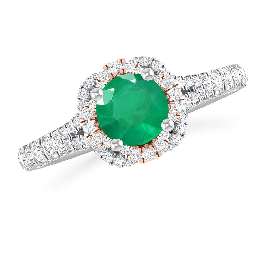 White Gold - Emerald