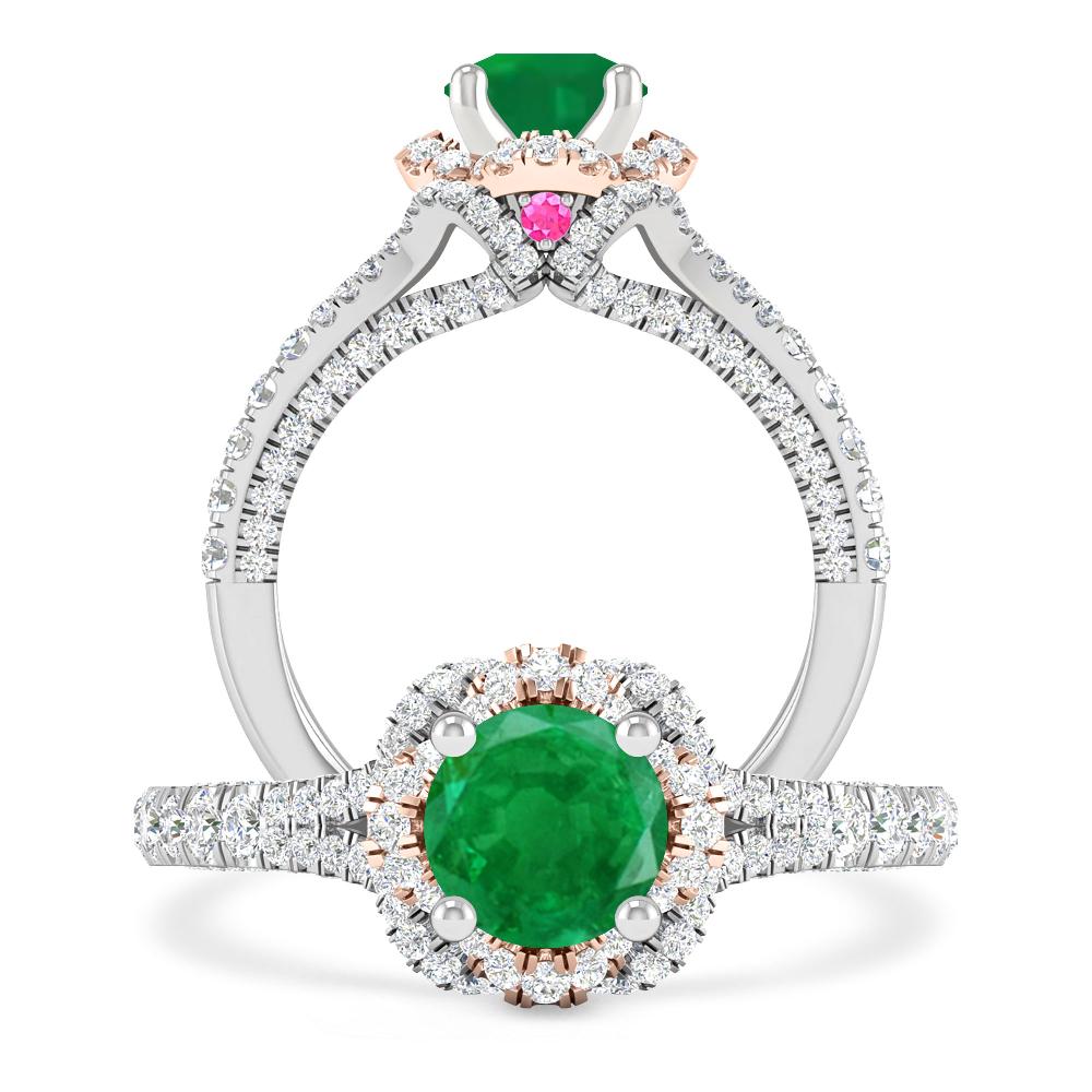 White Gold - Emerald