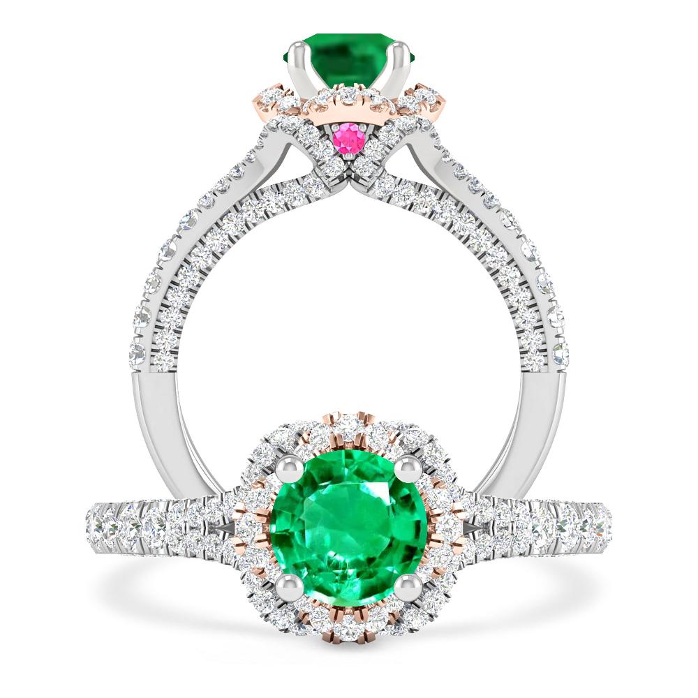 White Gold - Emerald