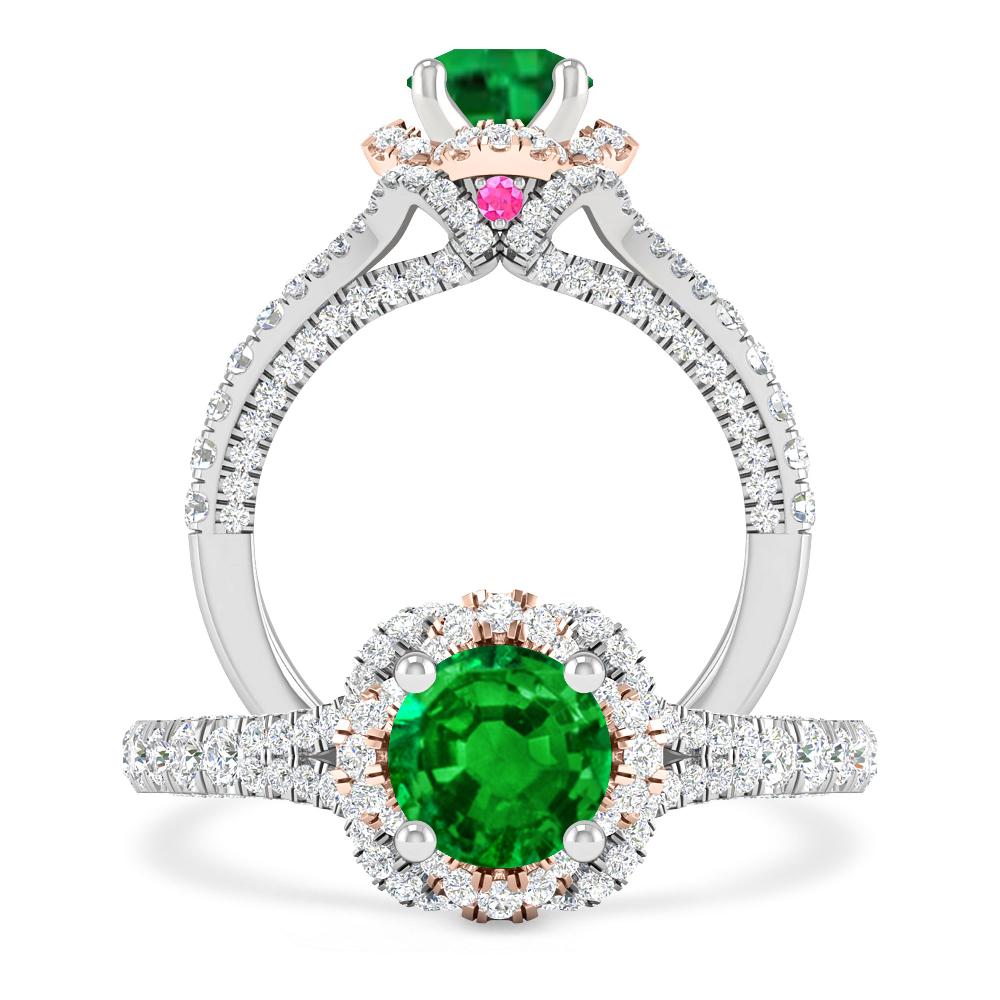 White Gold - Emerald