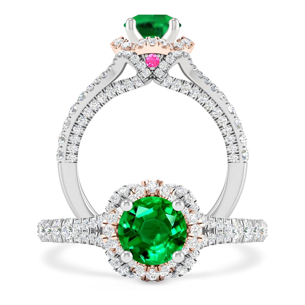 White Gold - Emerald