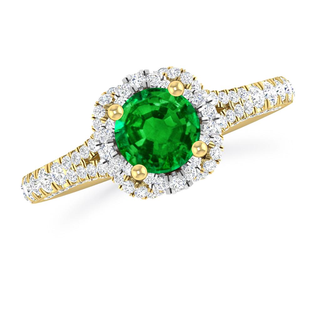 Yellow Gold - Emerald