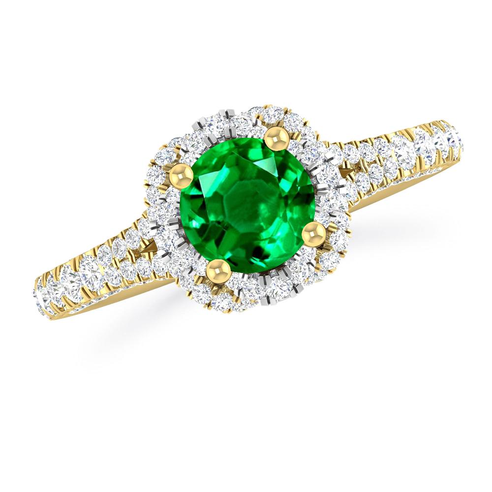 Yellow Gold - Emerald