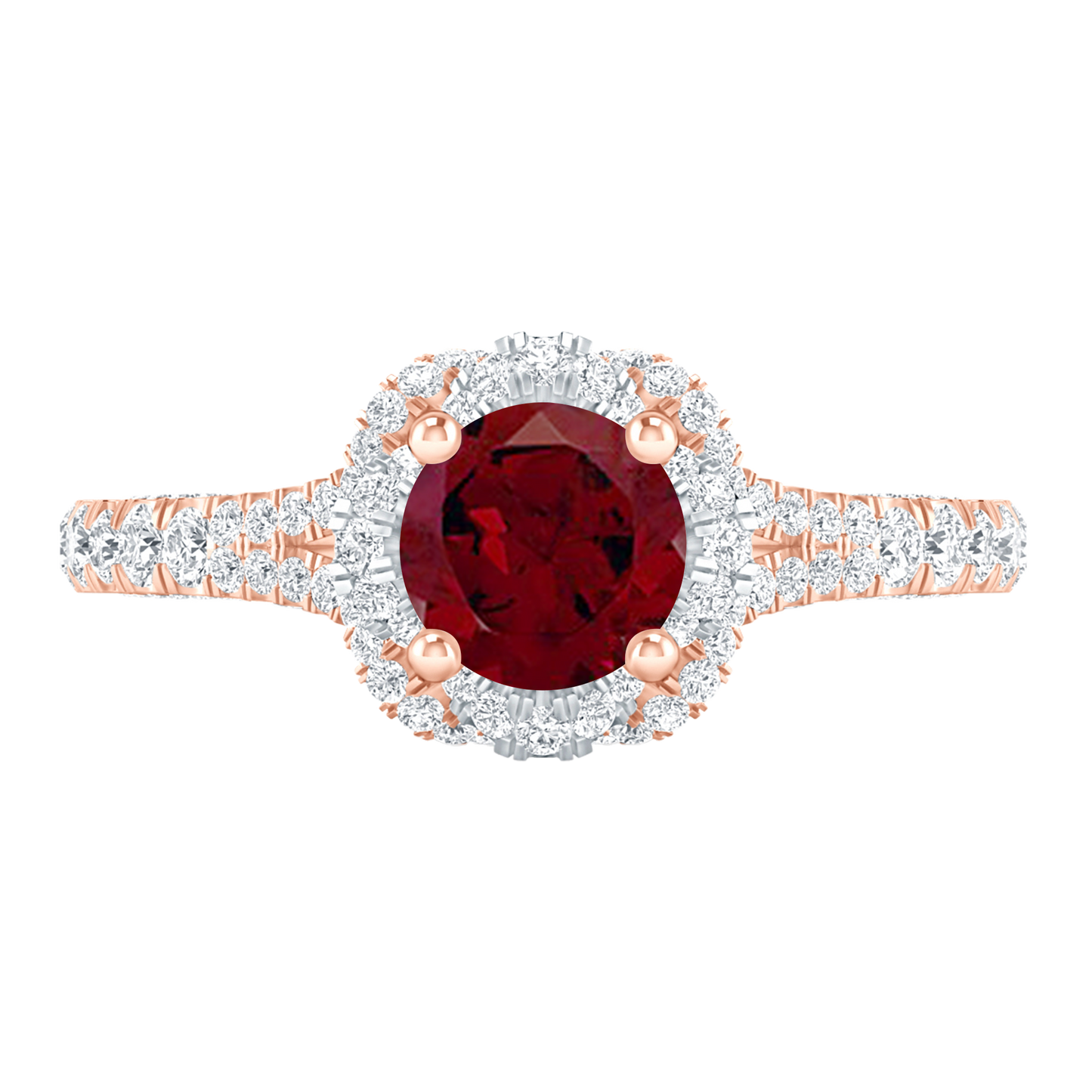 Rose Gold - Garnet