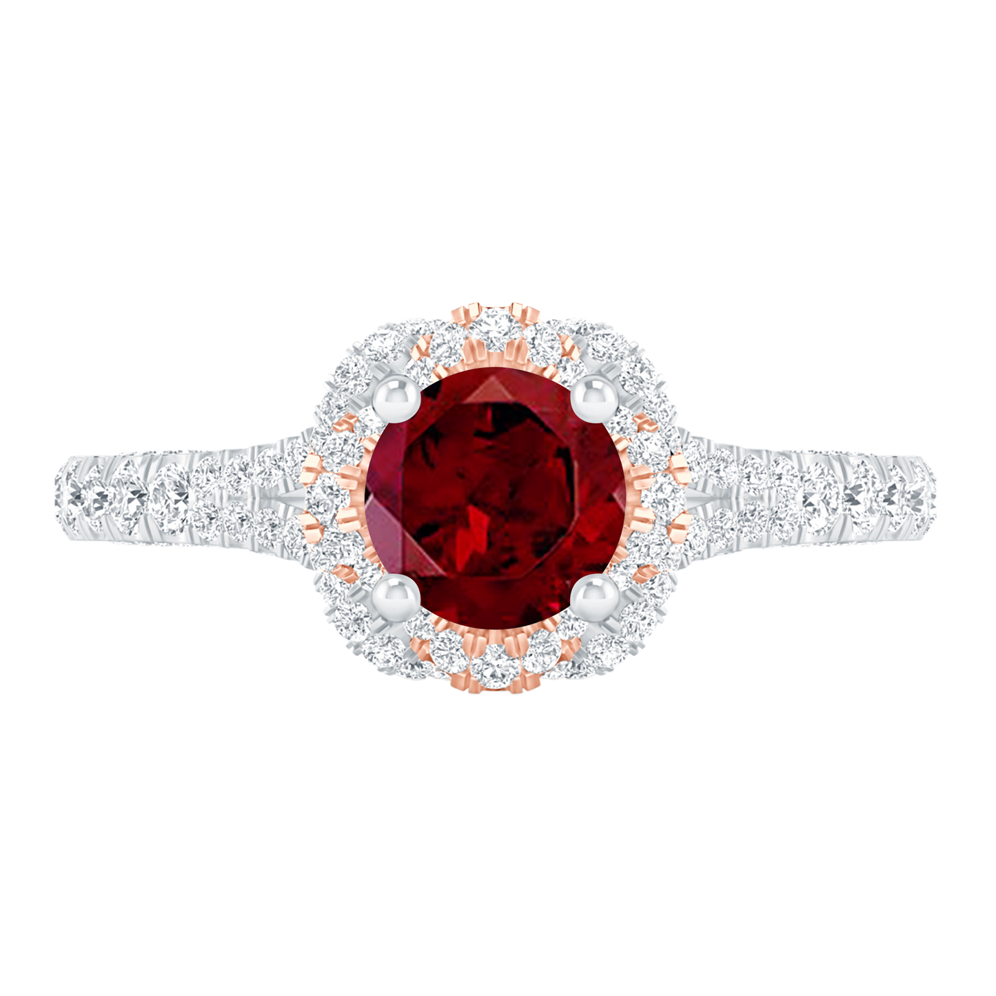 White Gold - Garnet