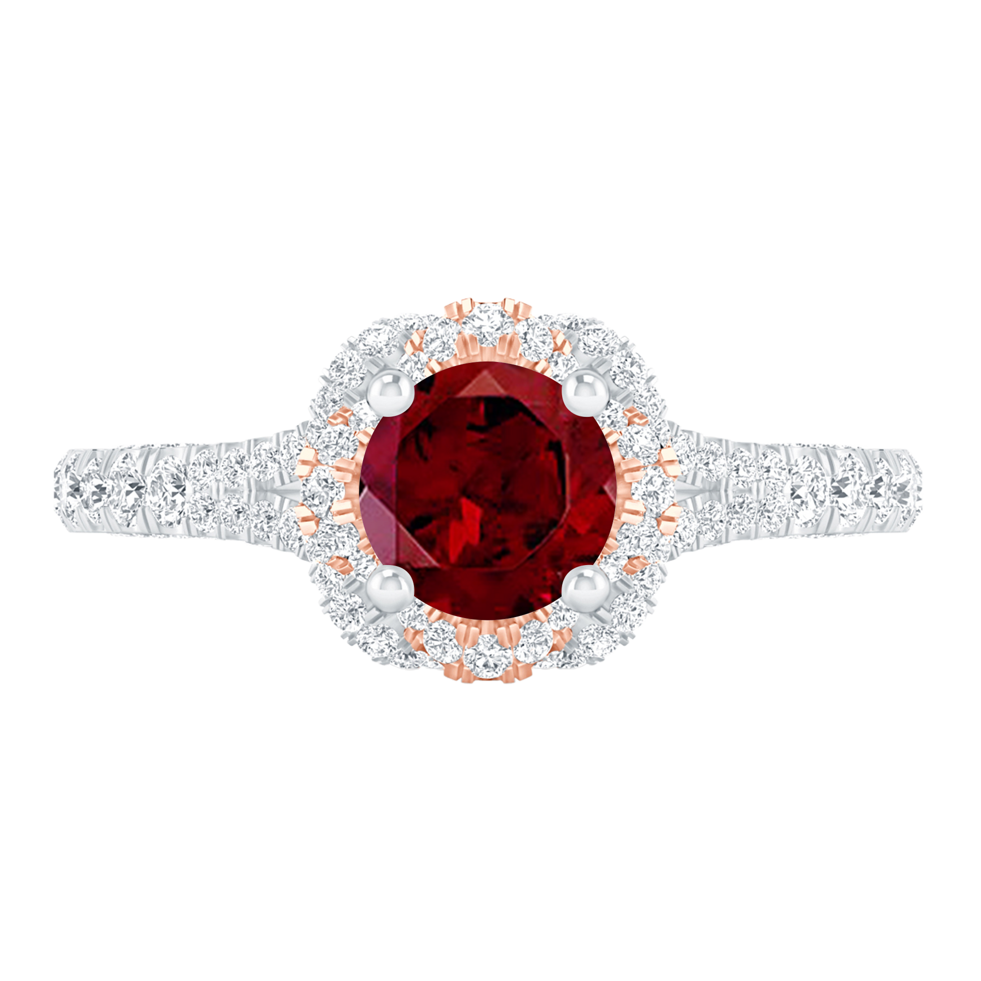 White Gold - Garnet