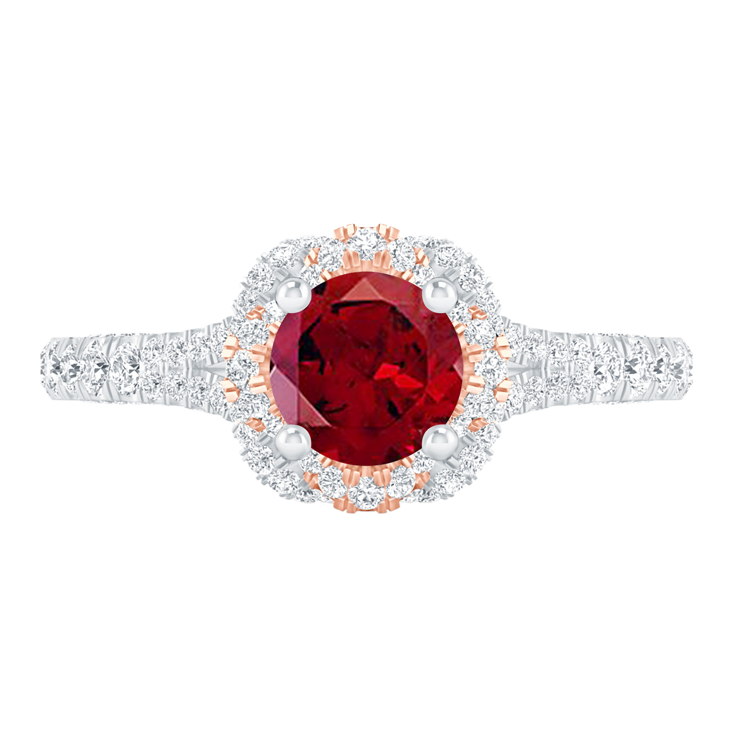 White Gold - Garnet