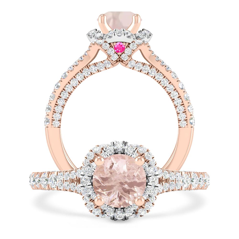 Rose Gold - Morganite