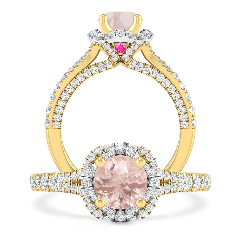 Yellow Gold - Morganite