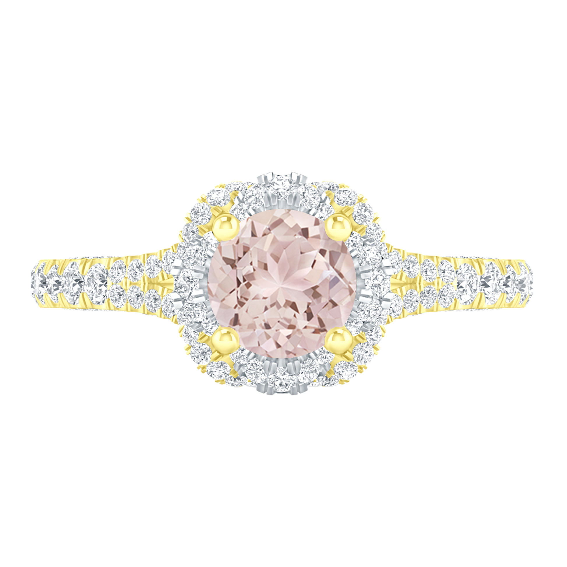 Yellow Gold - Morganite