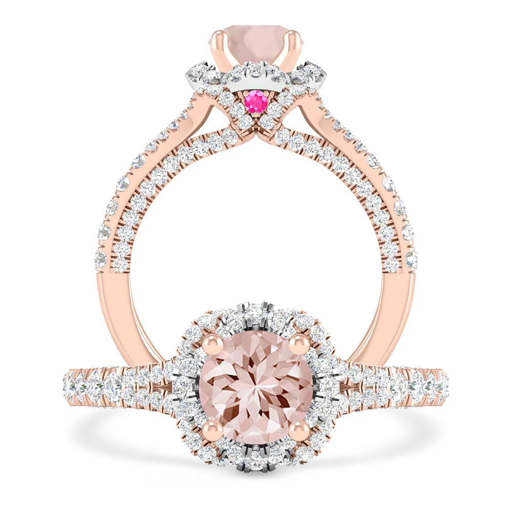 Rose Gold - Morganite