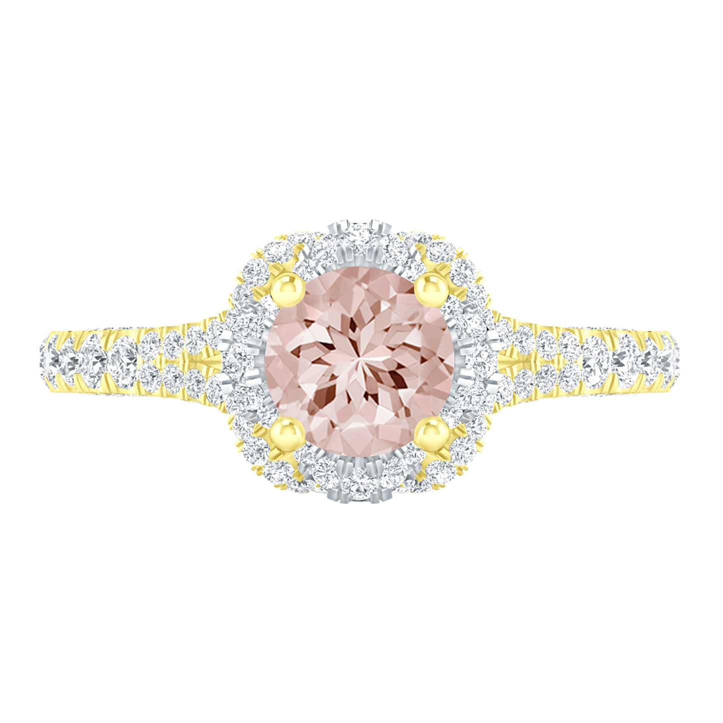 Yellow Gold - Morganite