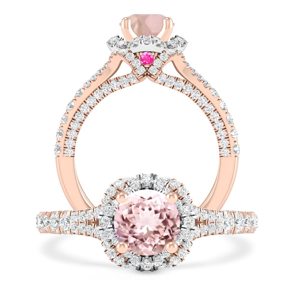 Rose Gold - Morganite