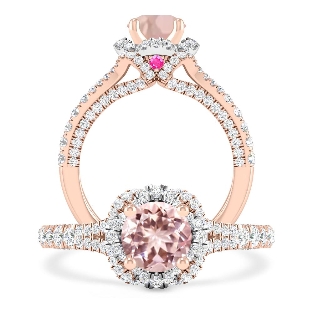 Rose Gold - Morganite