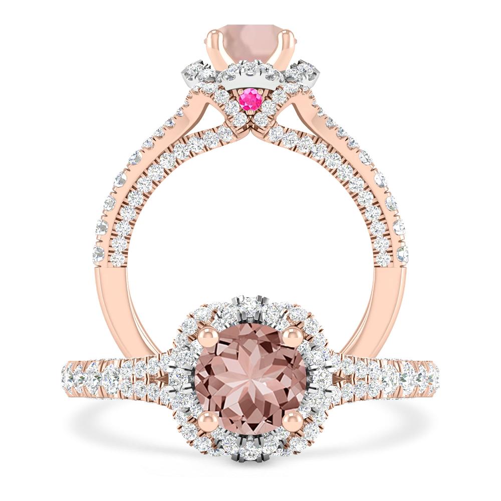 Rose Gold - Morganite