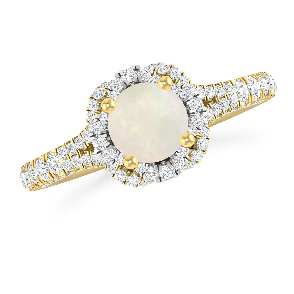 Yellow Gold - Opal