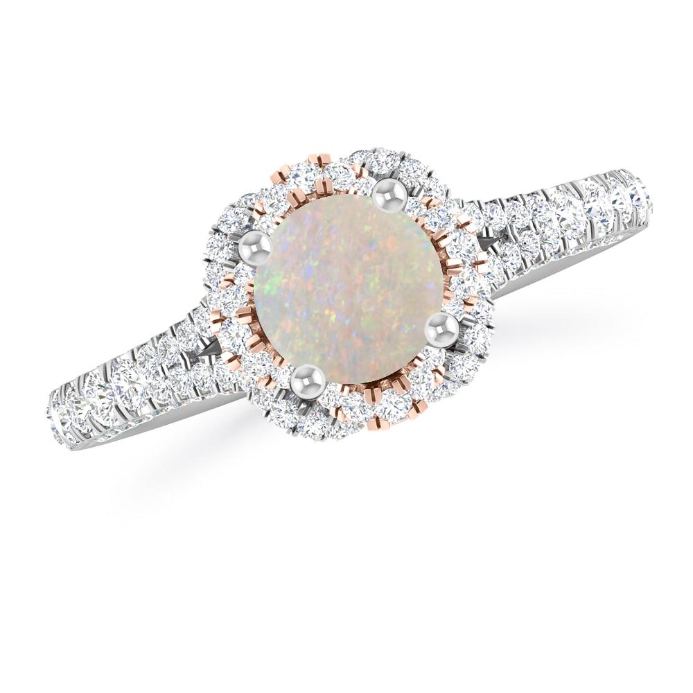 White Gold - Opal