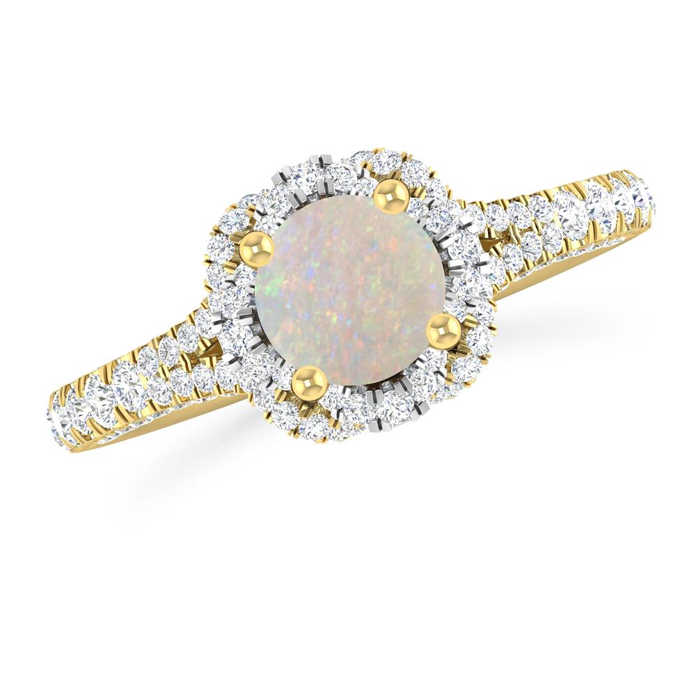 Yellow Gold - Opal