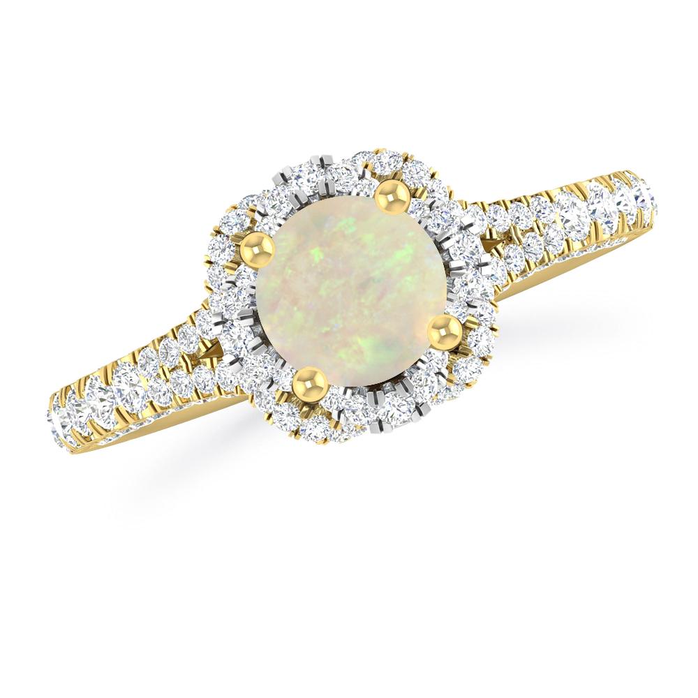 Yellow Gold - Opal