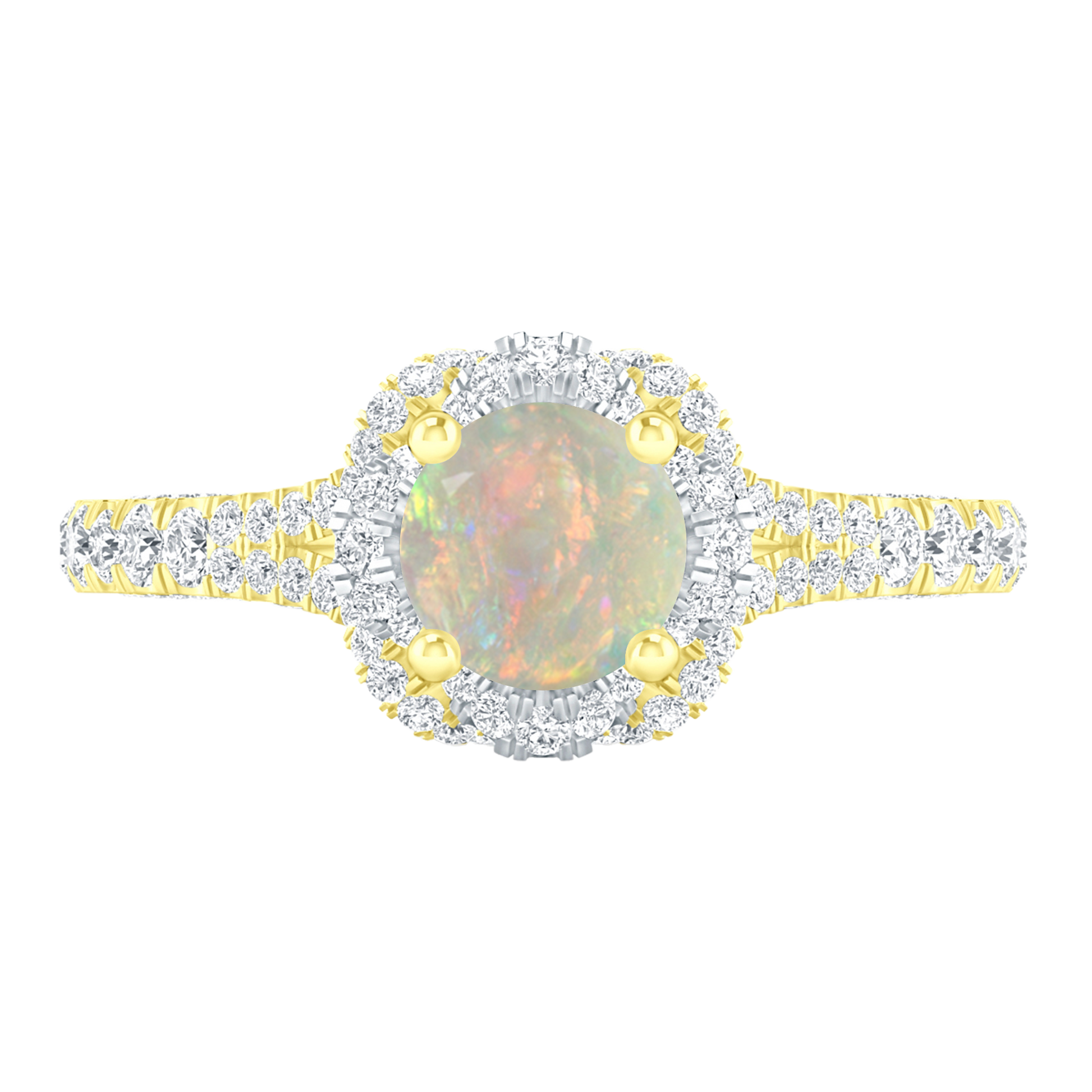 Yellow Gold - Opal