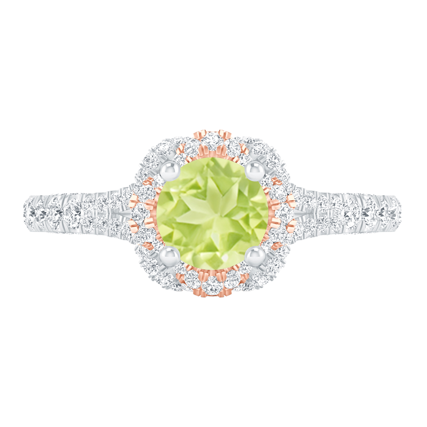 White Gold - Peridot