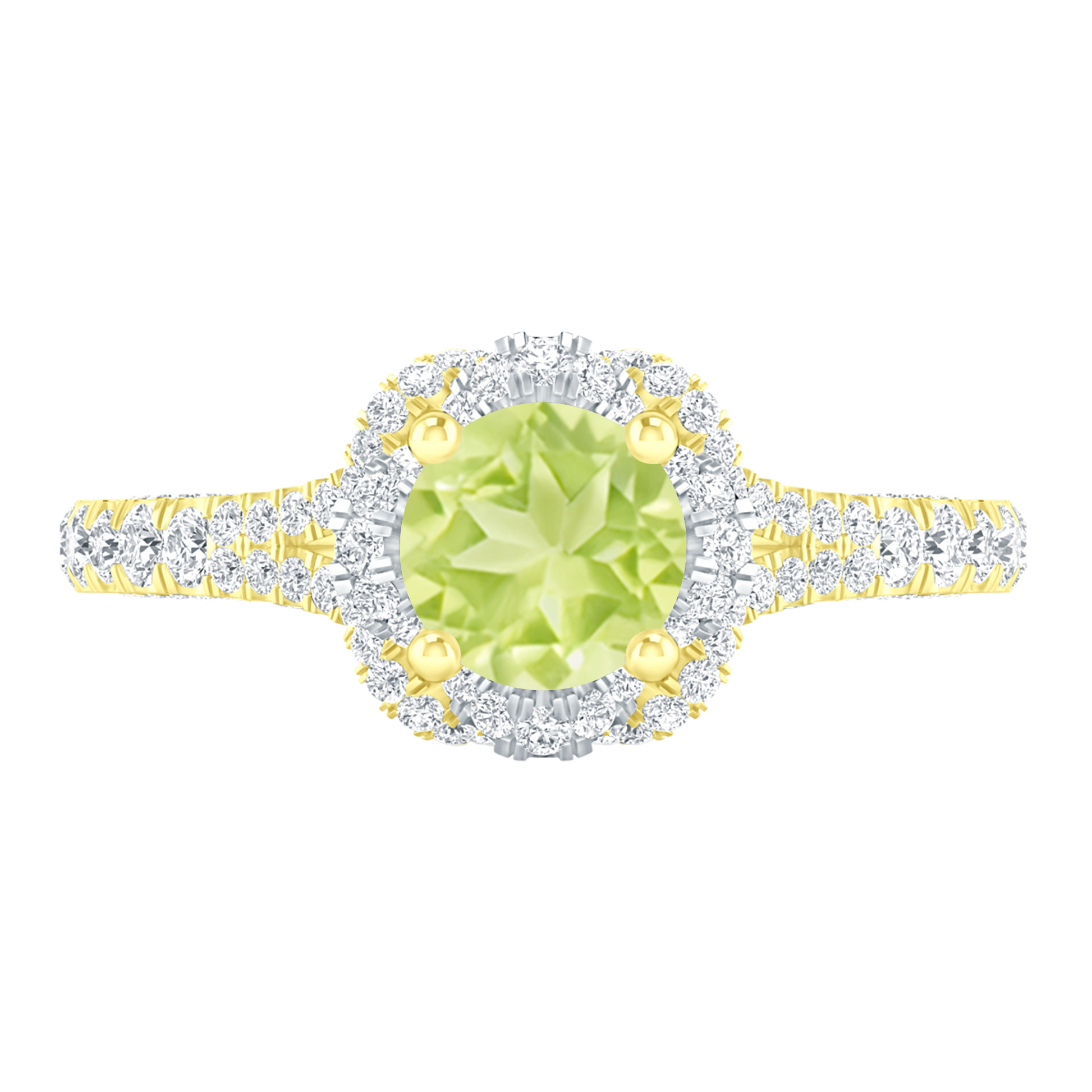 Yellow Gold - Peridot