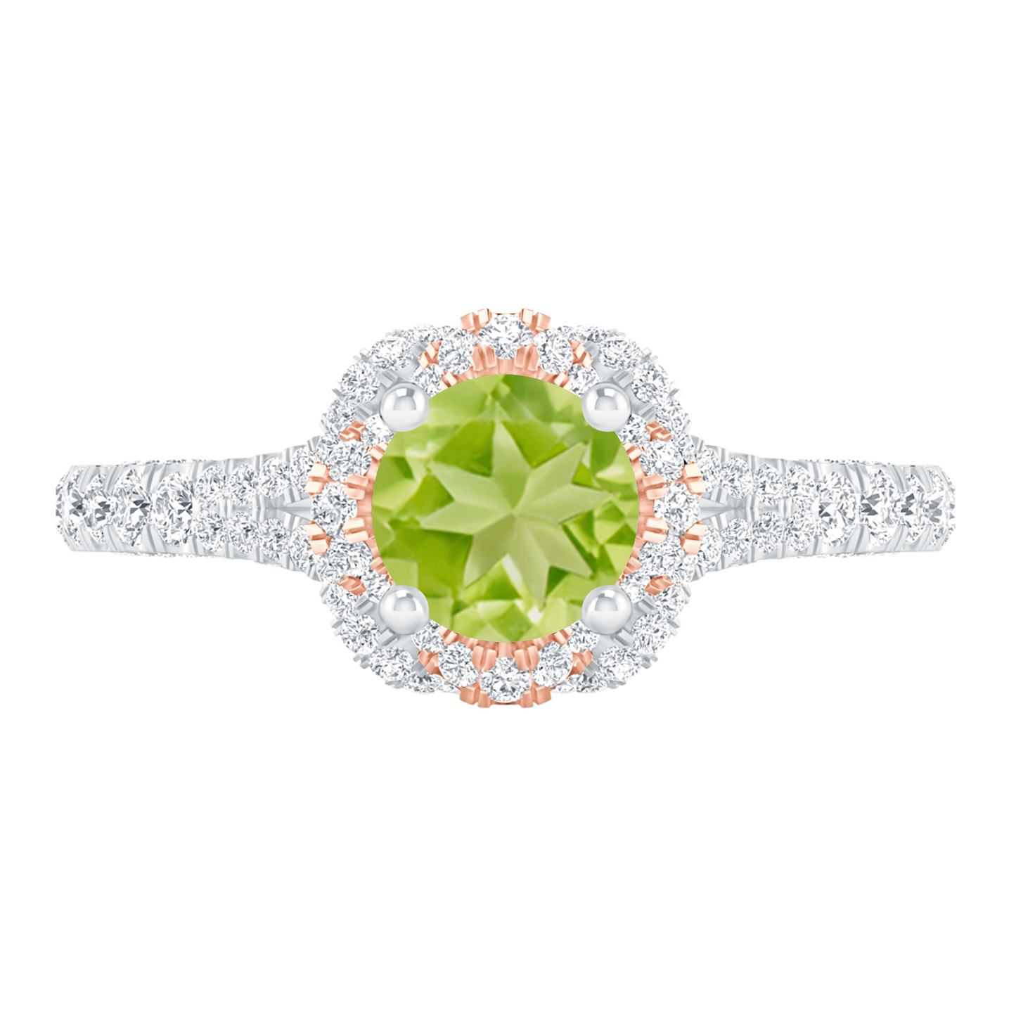 White Gold - Peridot