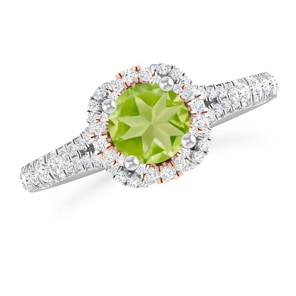 White Gold - Peridot