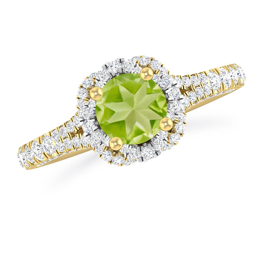 Yellow Gold - Peridot