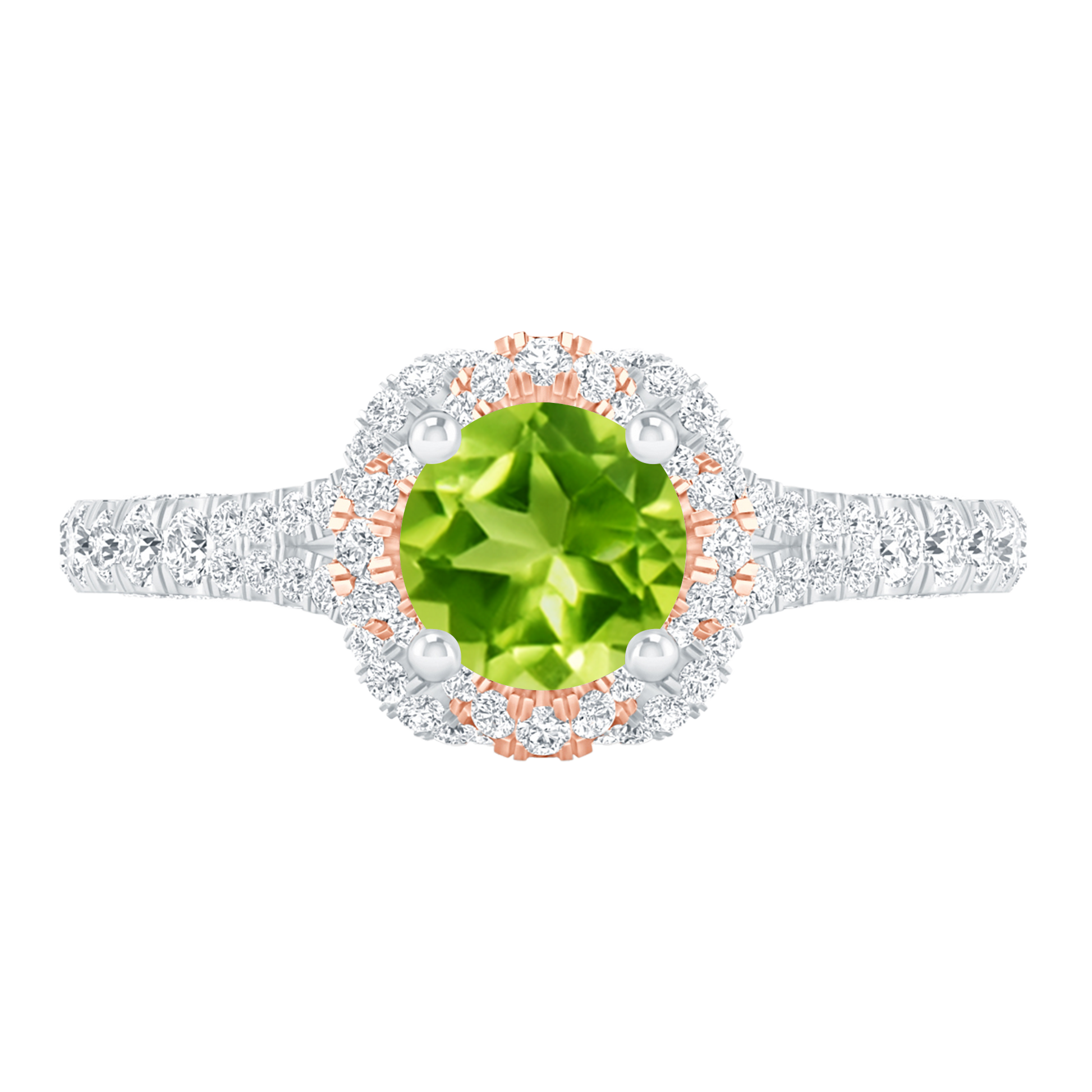 White Gold - Peridot