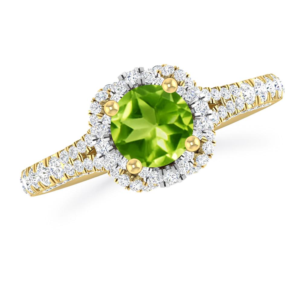 Yellow Gold - Peridot