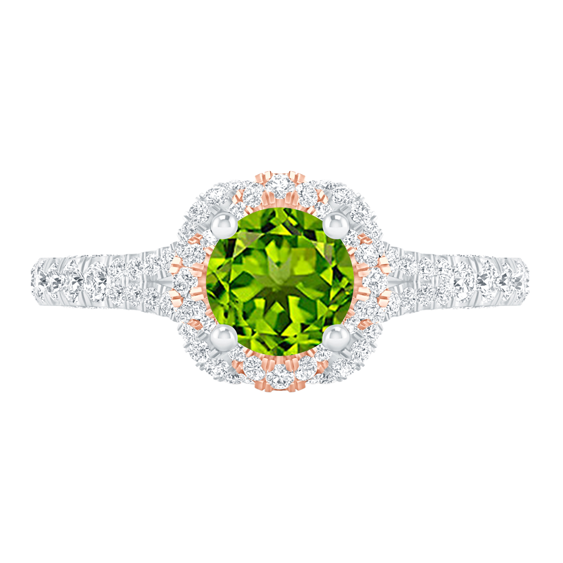 White Gold - Peridot