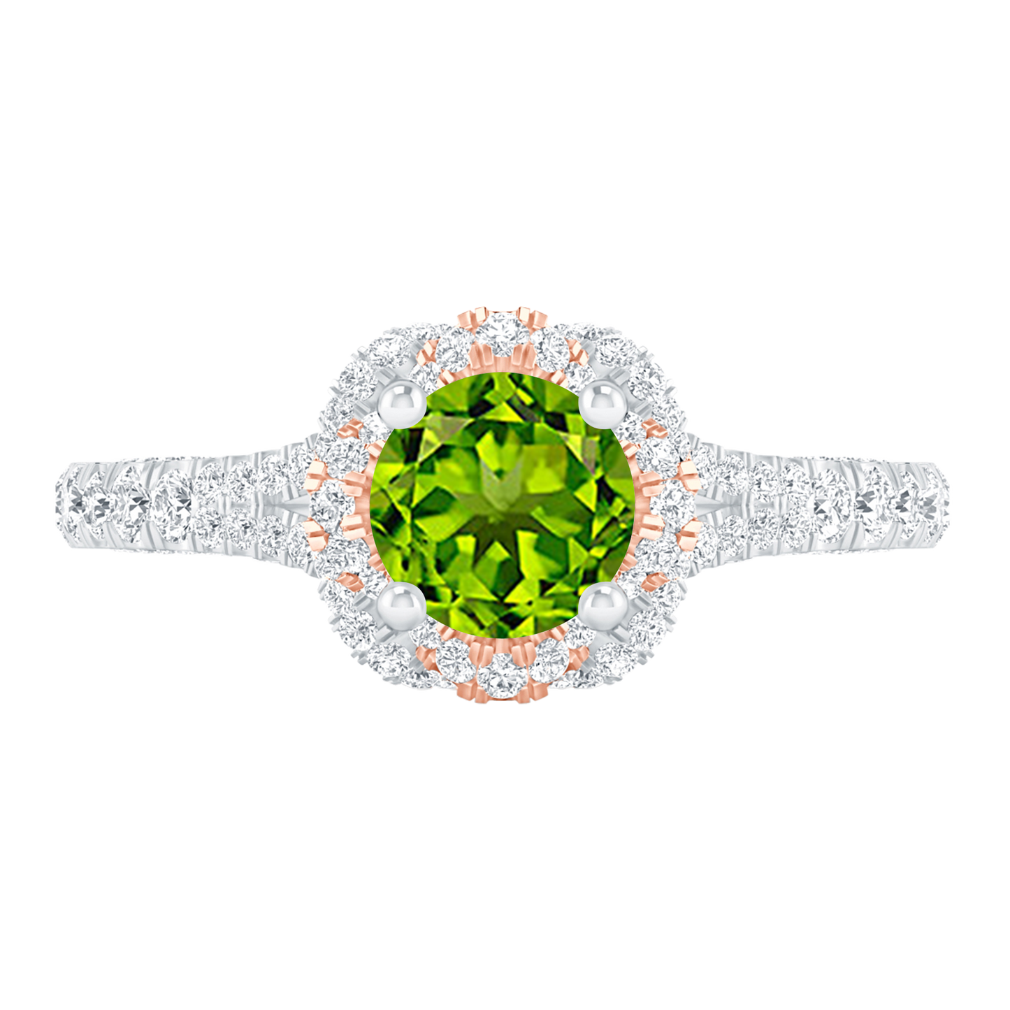 White Gold - Peridot