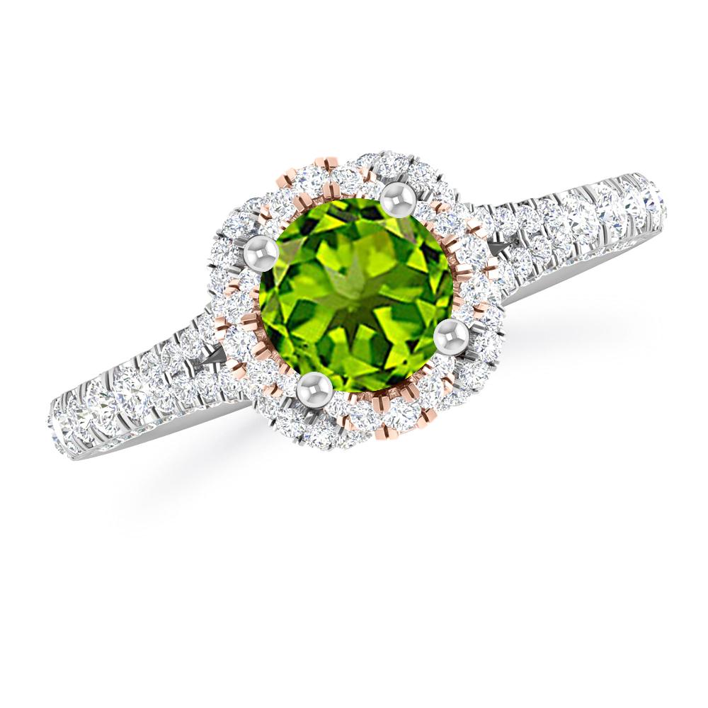 White Gold - Peridot