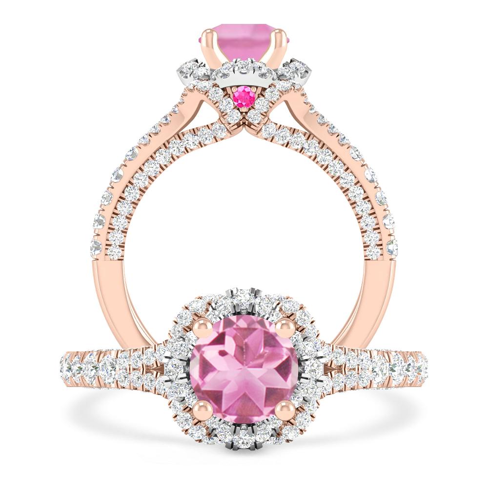 Rose Gold - Pink Tourmaline