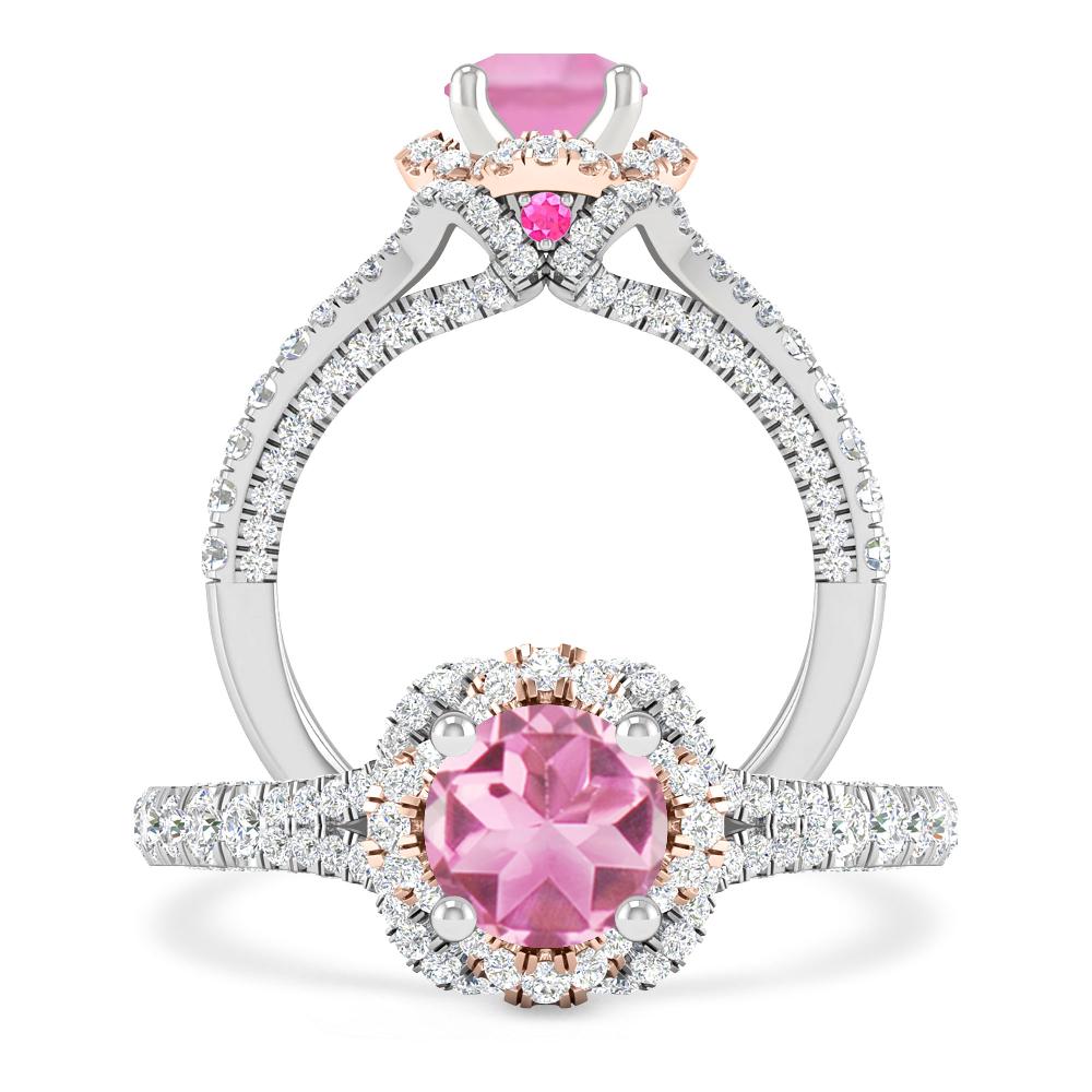 White Gold - Pink Tourmaline