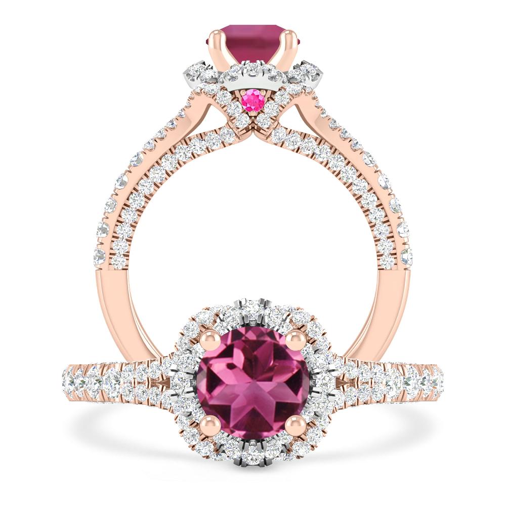 Rose Gold - Pink Tourmaline